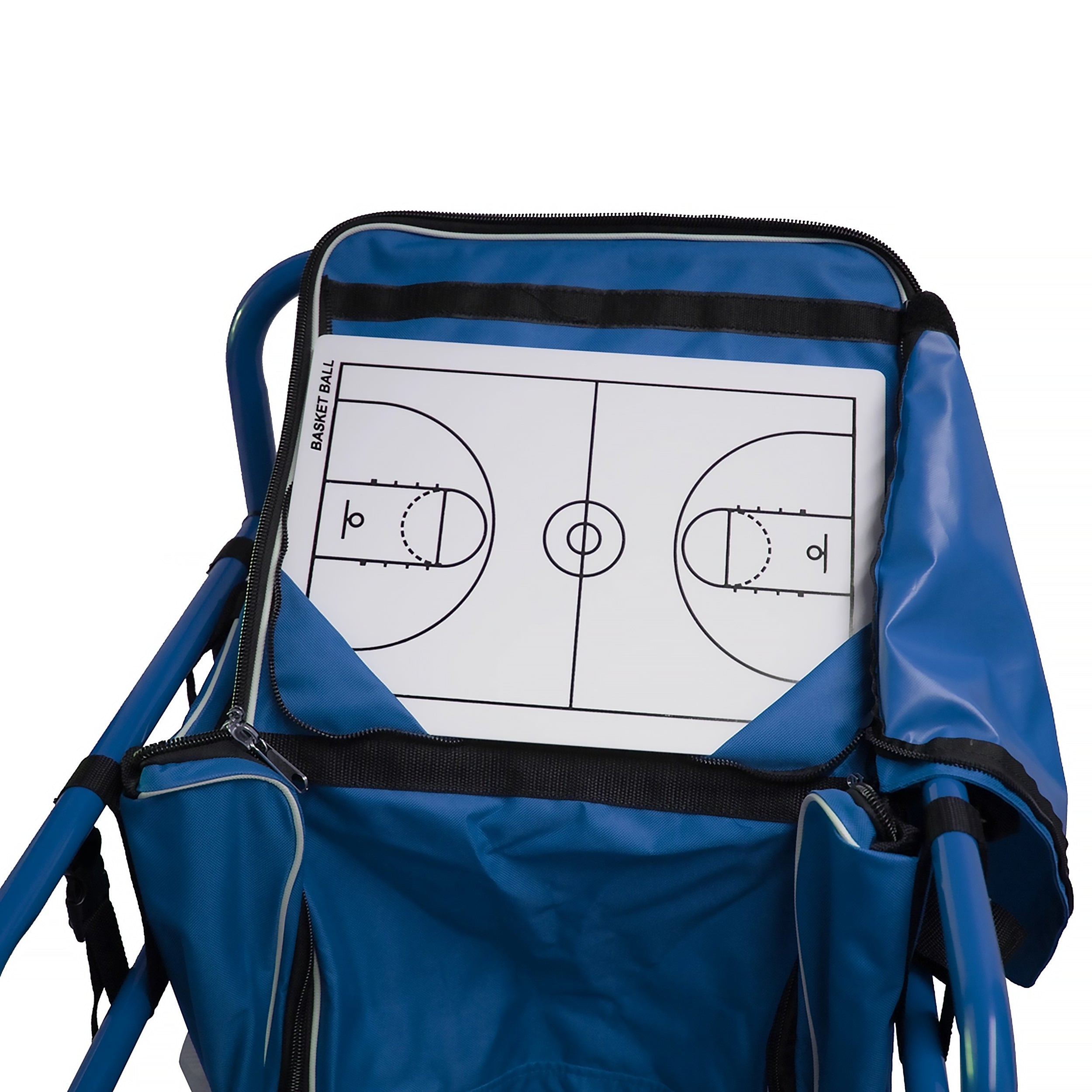 Basketball Equipment Cart with Bib Storage Bag