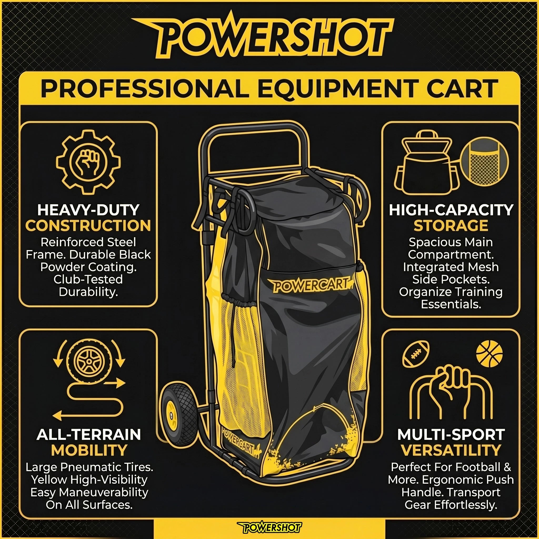 Professional Equipment Cart