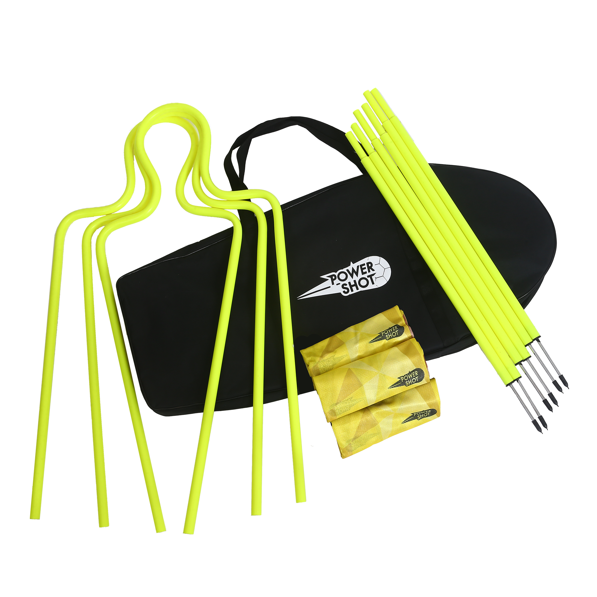 Set mit 3 flexiblen Schaufensterpuppen aus bedrucktem Polyester, 180 cm – Gelb