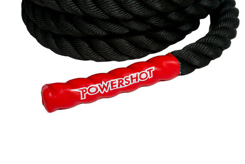 Battle Rope 9 m x 38 mm mit Verankerungsset