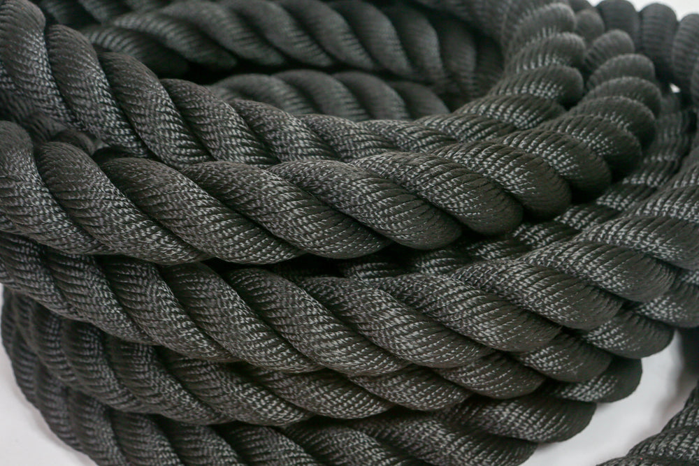 Battle rope - 9m x 0.038m with anchoring kit