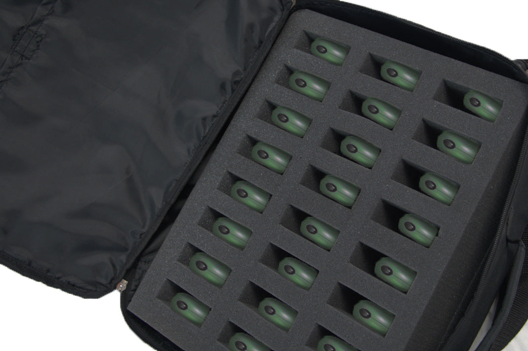 Stopwatch memorizes up to 60 laps - Set of 24 with carrying bag