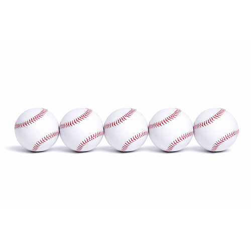 Set of 5 Durable Training Baseballs – 7.2cm