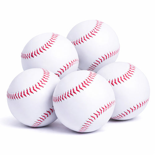 Set of 5 Durable Training Baseballs – 7.2cm