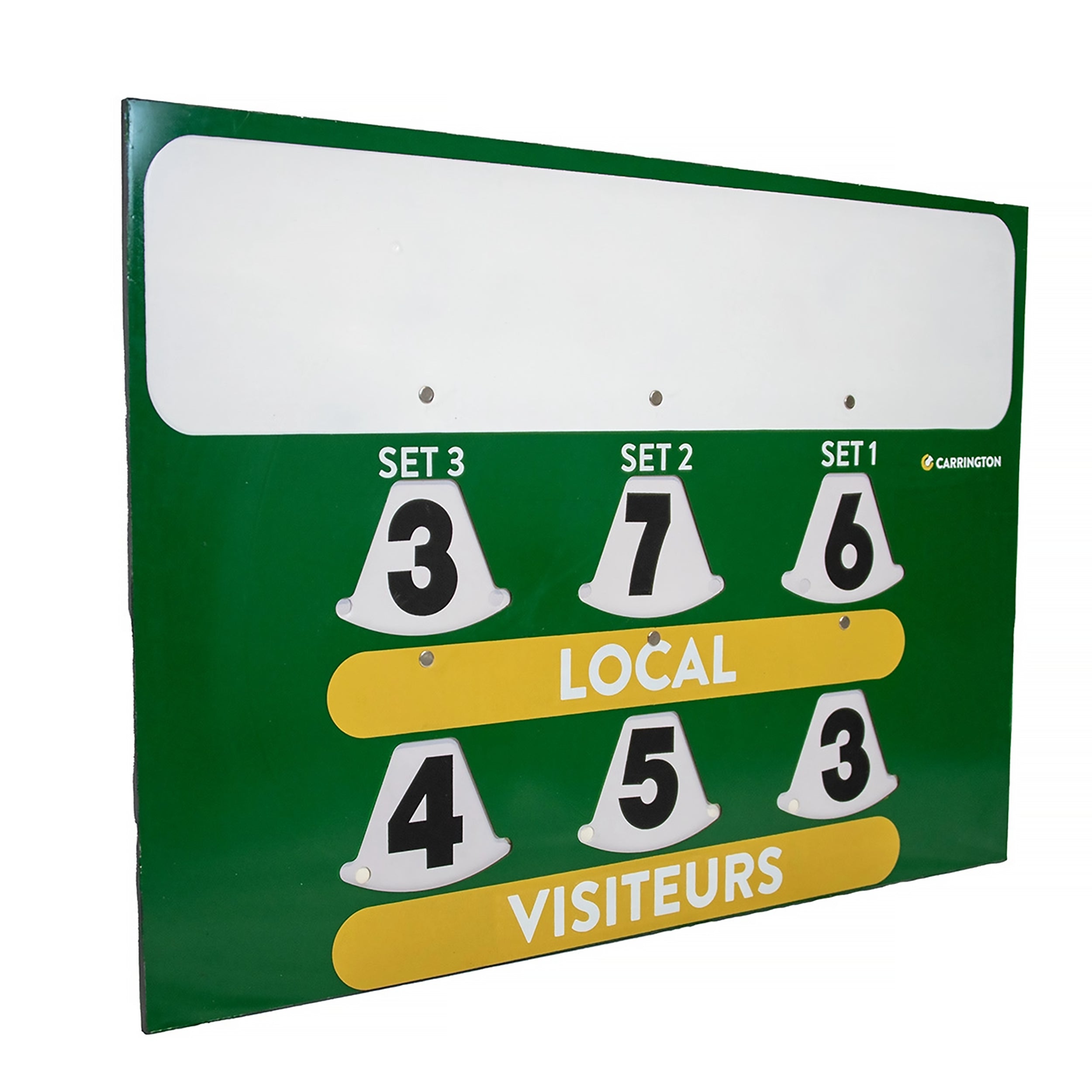 Scoreboard with advertising space