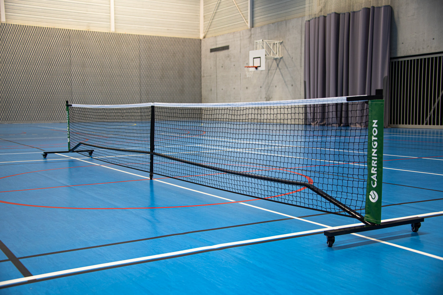 Pickleball net transportable with carry bag - 675cm x 91cm