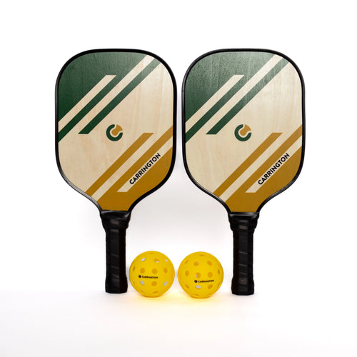 Pickleball - Basic Wooden Paddle-Racket and Ball