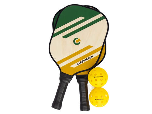 Pickleball - Basic Wooden Paddle-Racket and Ball