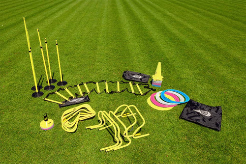 Professionelles Trainingsset mit Sporttasche