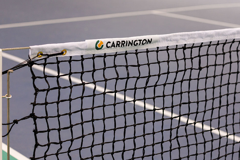 Expert 3mm tennis net double meshed - 12.7m x 1.05m