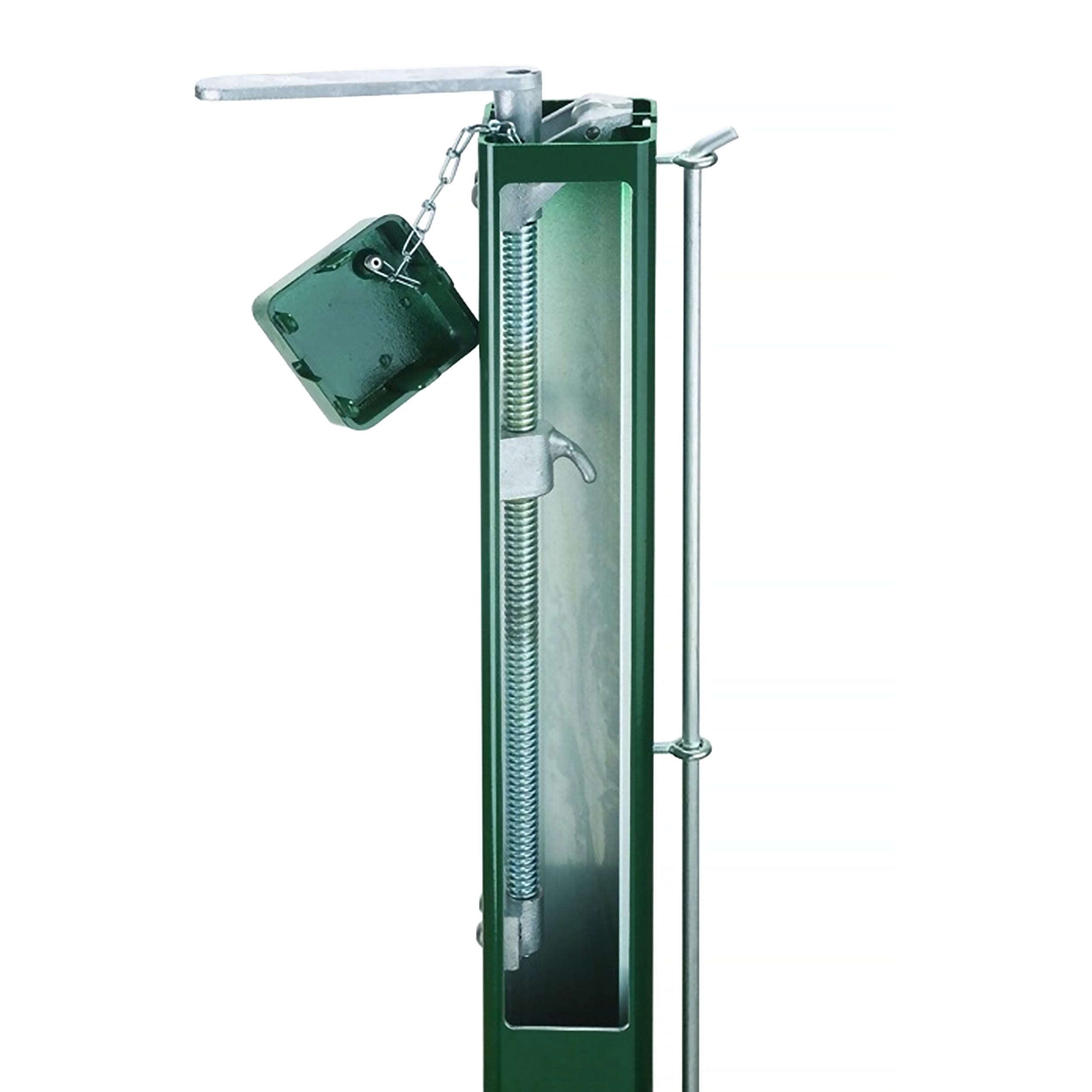 Socketed square tennis posts - 80mm x 80mm