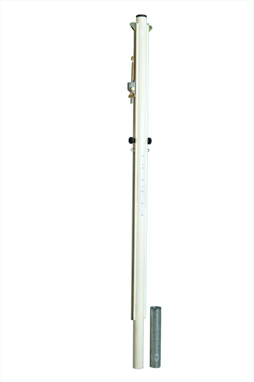 Central volleyball post steel - 90mm diameter with sleeves