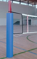 Volleyball posts pro aluminium with ground sleeves
