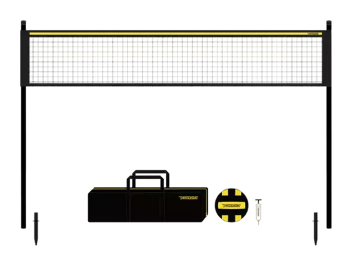 Volleyball set 9.14m with posts, bag, net, ball and pump