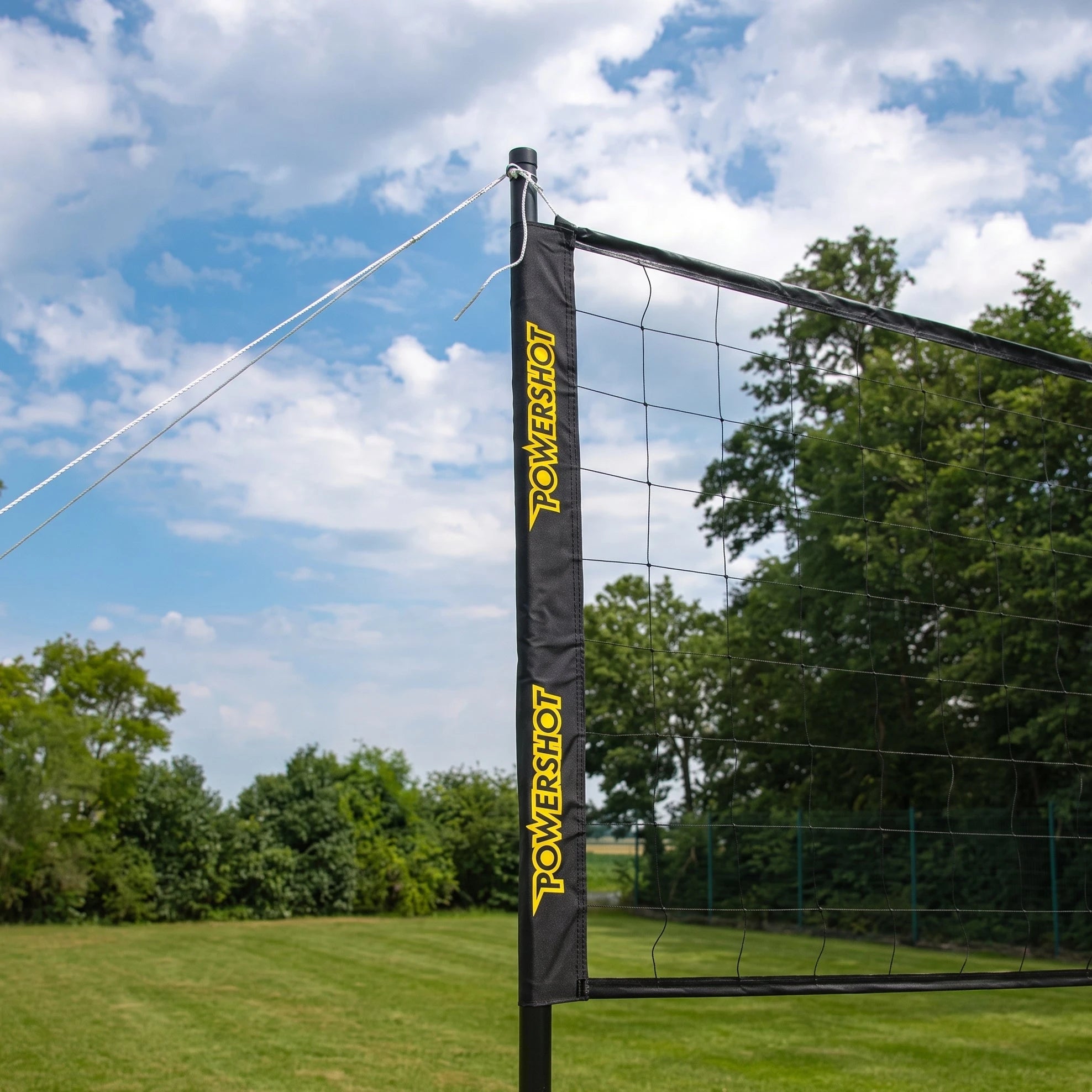 Volleyball set 9.14m with posts, bag, net, ball and pump