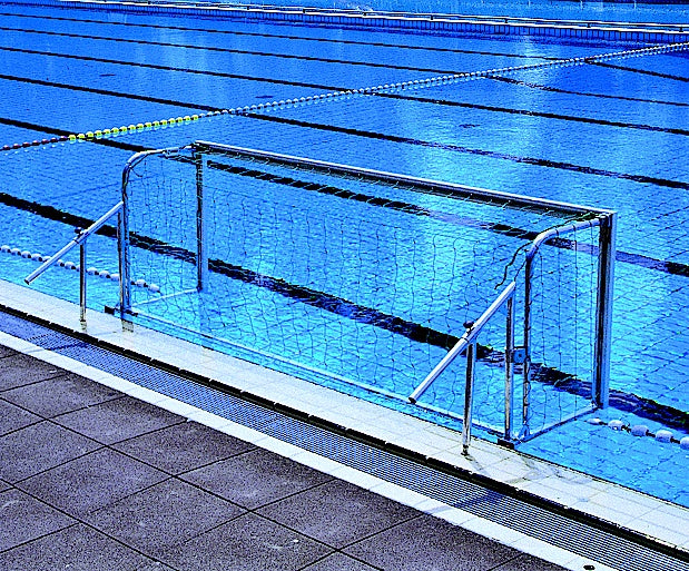 Fixed water polo goals (pair) - 300cm x 90cm