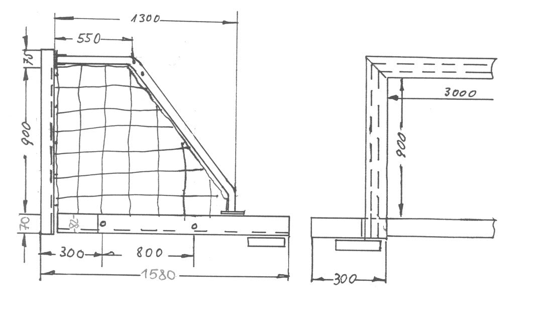 Professionelle schwimmende Wasserballtore (Paar)