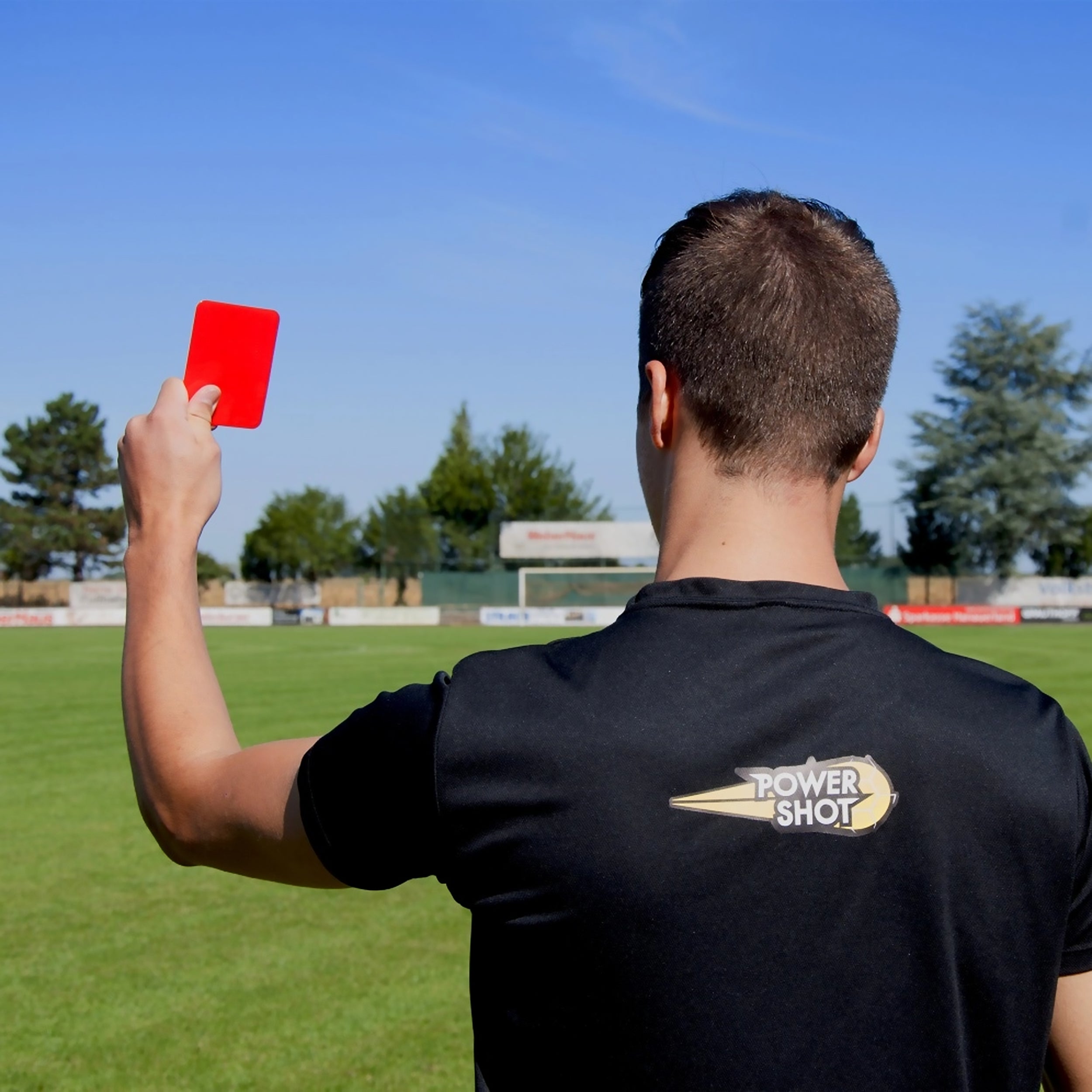 Pair of referee cards yellow and red