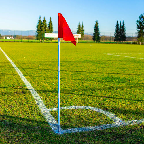 Set of 4 football corner posts flexible and foldable Powershot