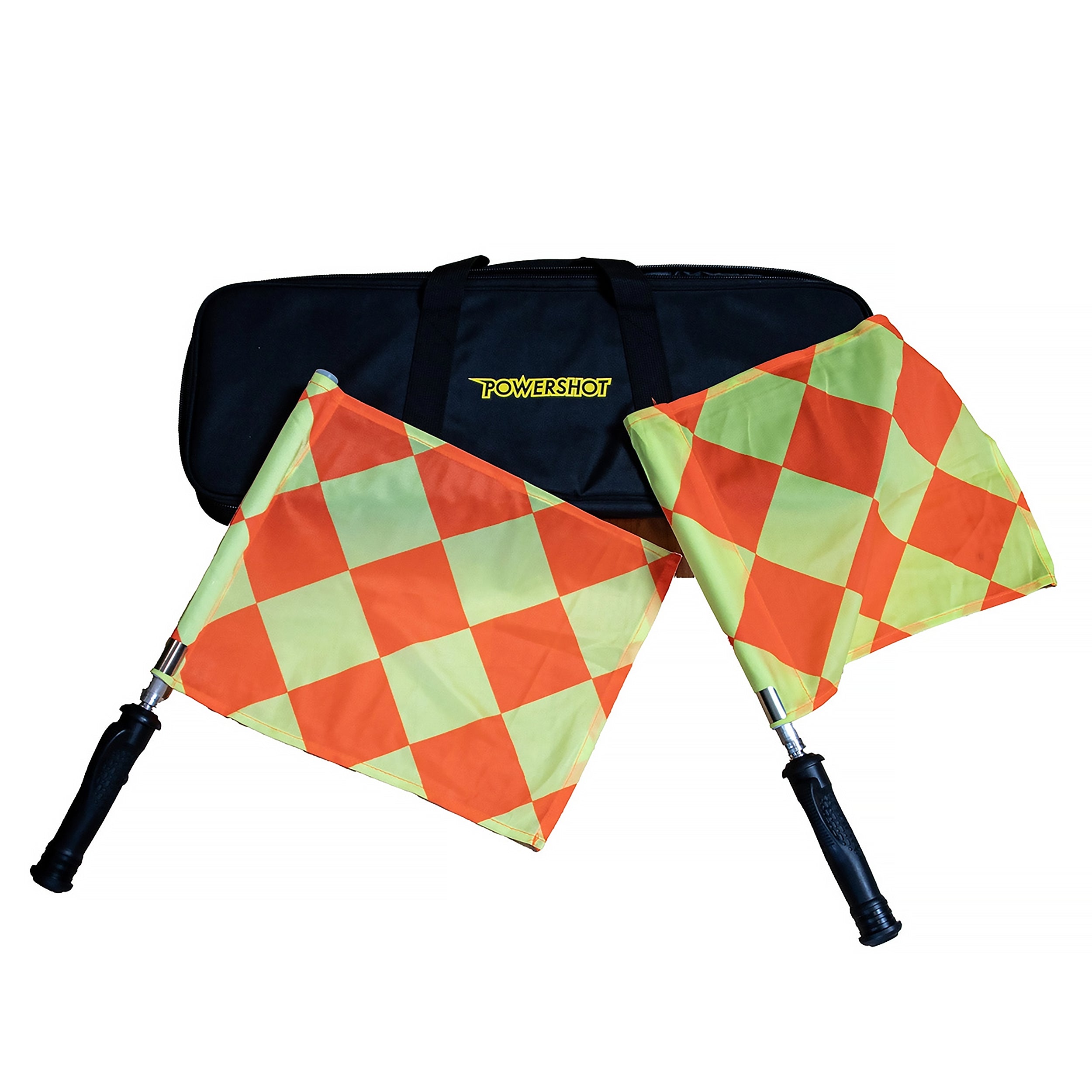Pair of electronic flags for referees