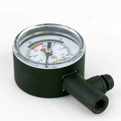 Pressure gauge with integrated pointer