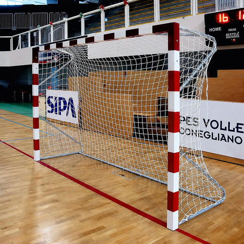 Competitive mobile handball goal - 3m x 2m - aluminium