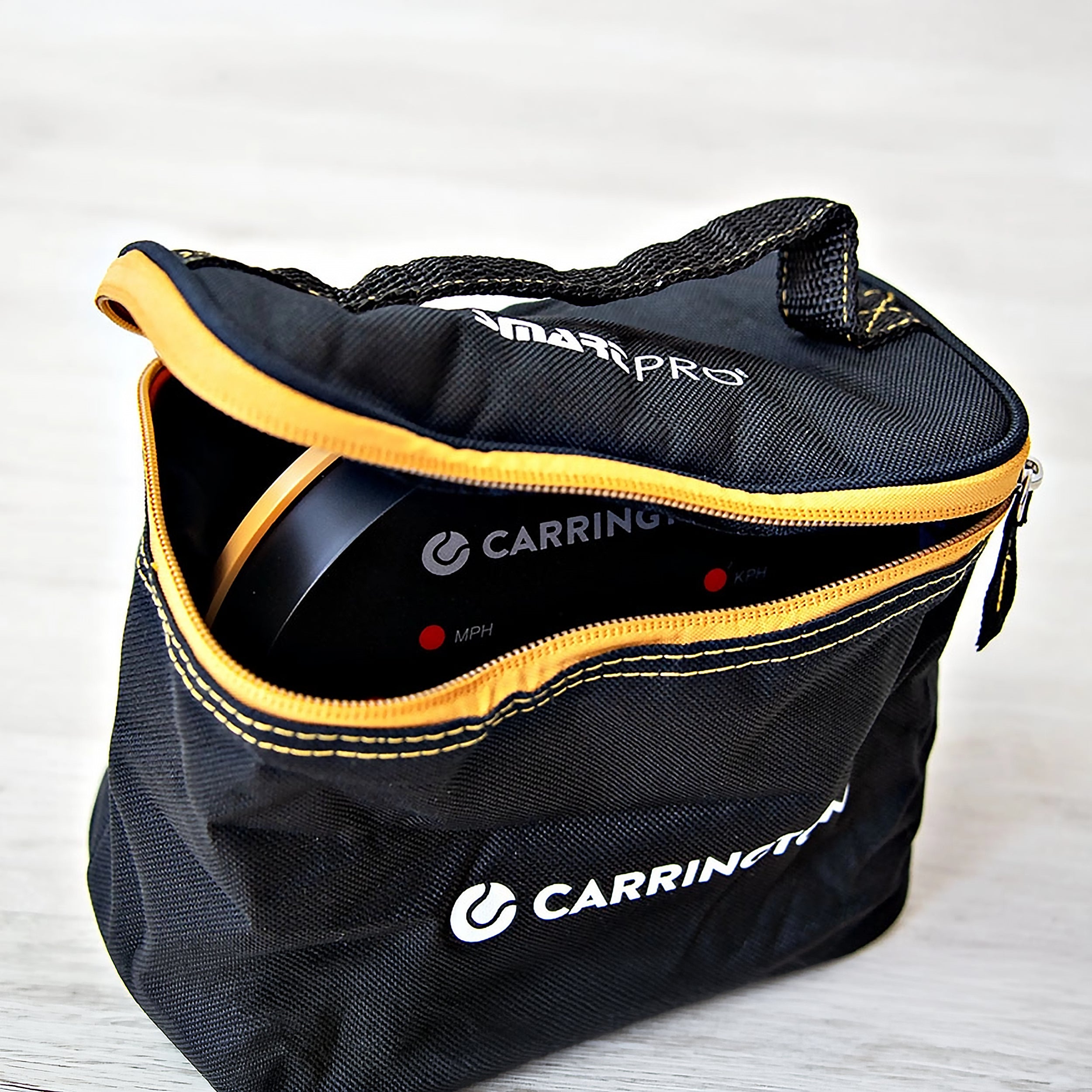 Speed radar with storage bag