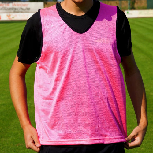 Coloured training bib pink - adult Powershot