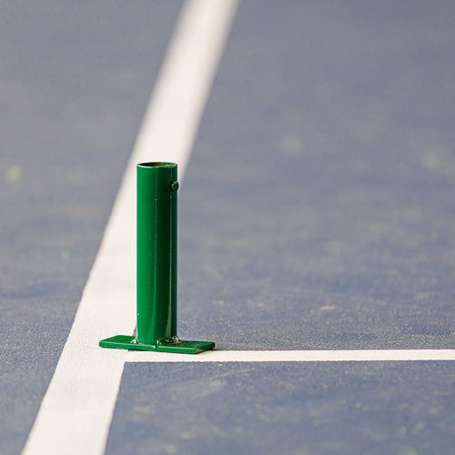 Sealing bracket for tennis net regulator