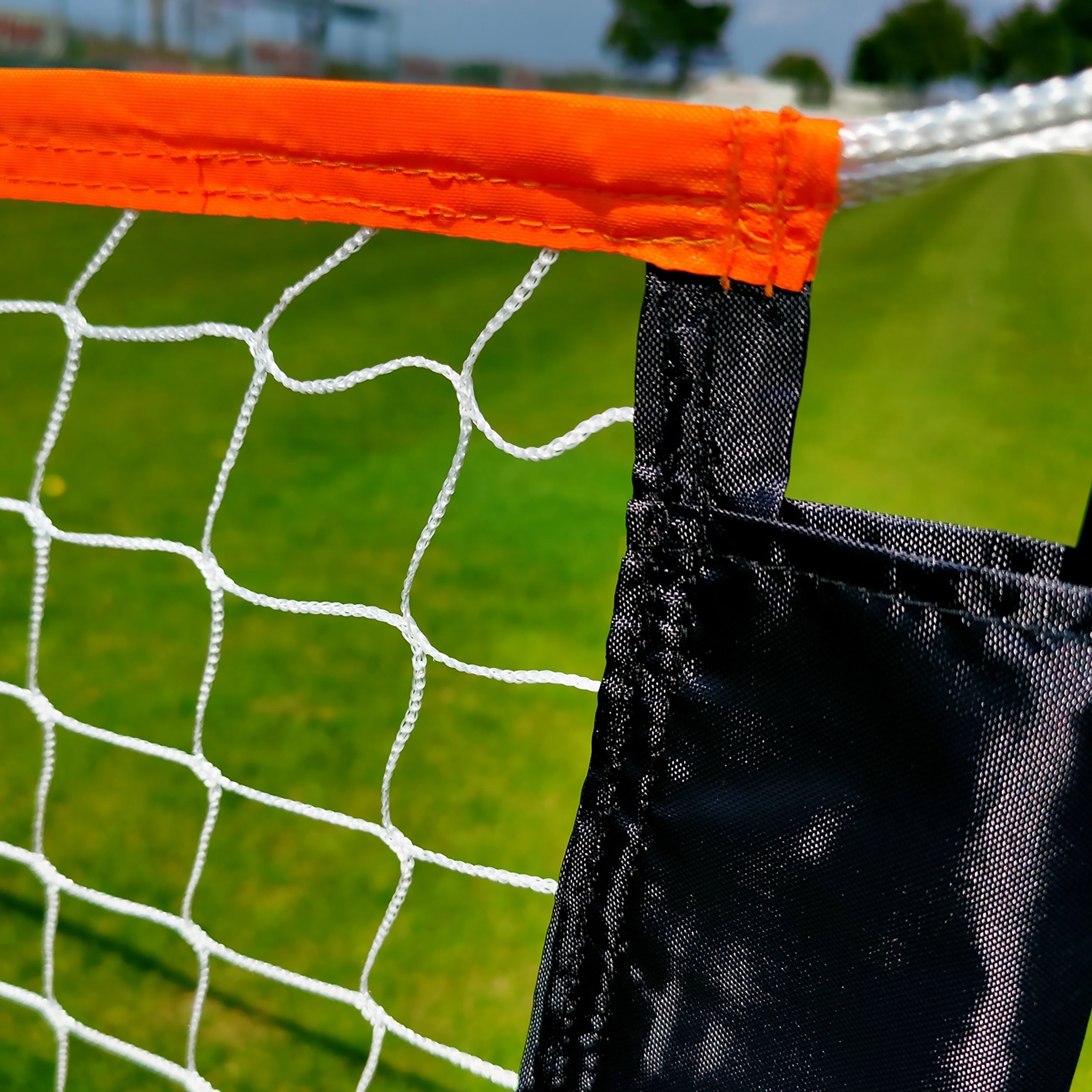 Tennis posts and net with carrying bag - 6m