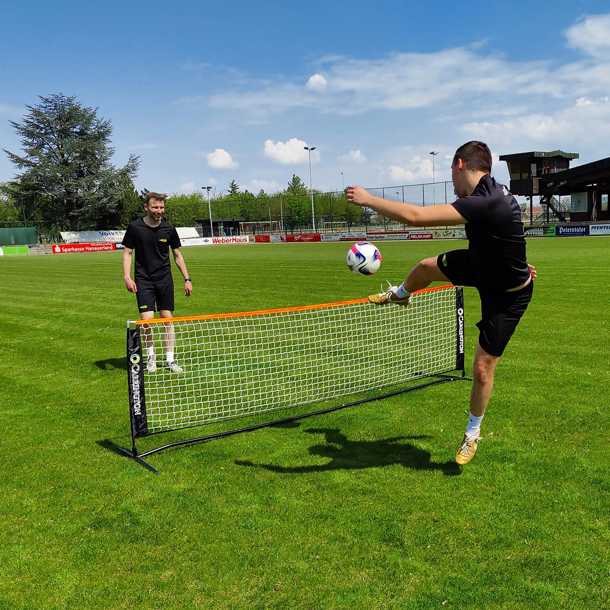 Tennis kit posts and net with carrying bag - 3m