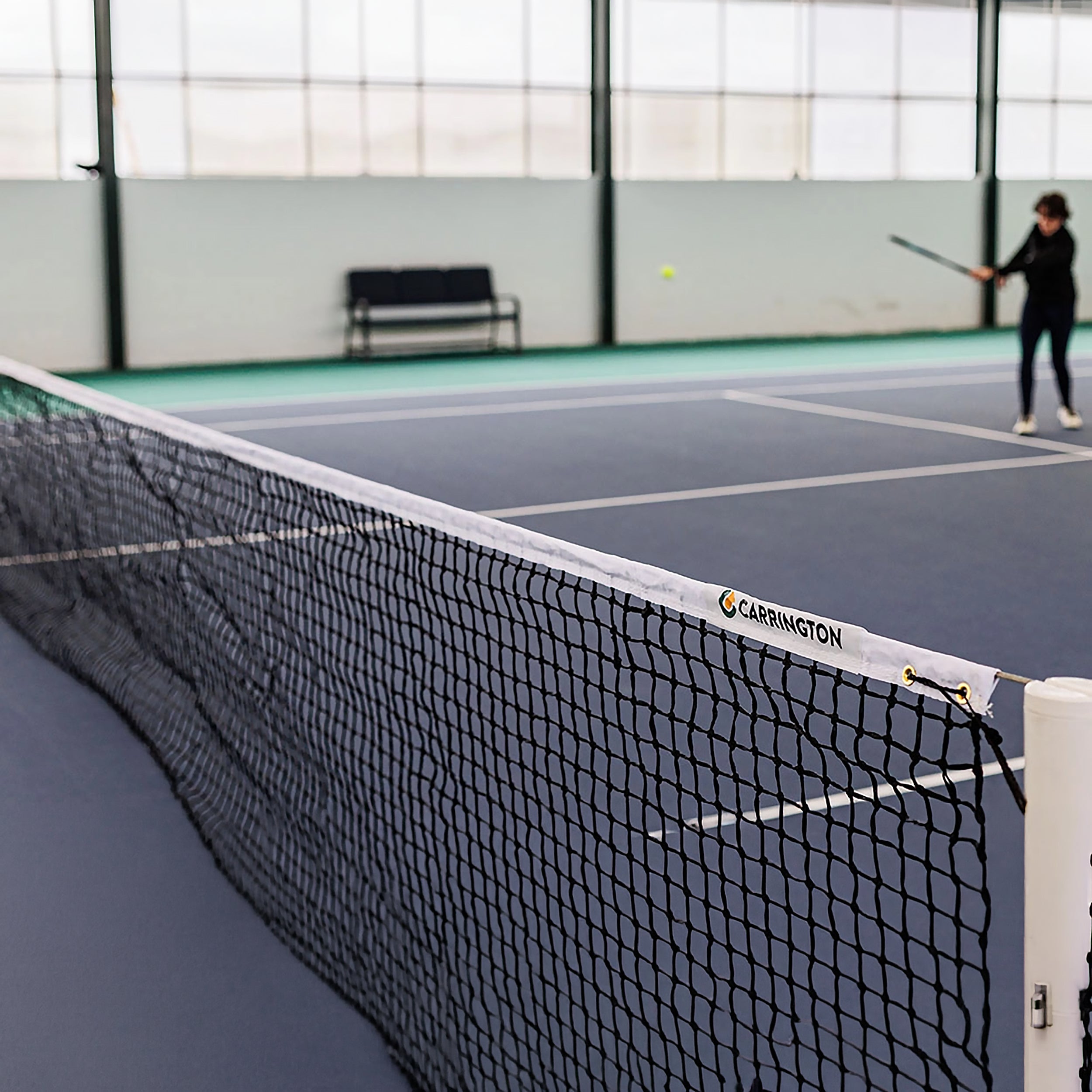 Expert 3mm tennis net double meshed - 12.7m x 1.05m