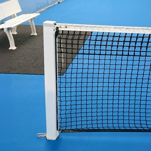 Socketed square tennis posts - 80mm x 80mm